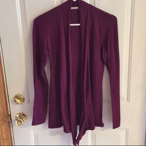 41 Hawthorn plum cardigan sweater
